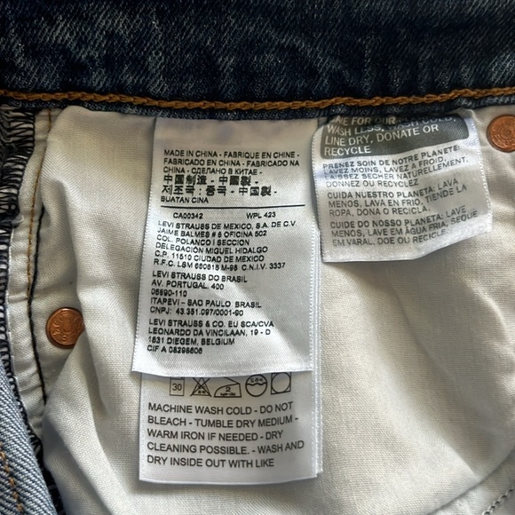 Levi’s Premium Wedgie Straight High Rise Size 29 - Picture 12 of 16